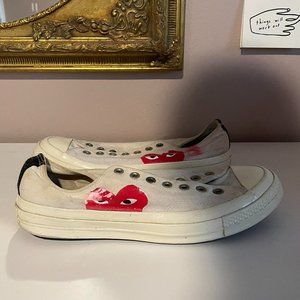 Comme des garcons x converse chuck taylor low tops
